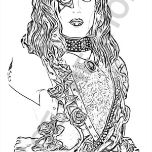KISS Rock Band SET OF 10 Various Coloring Pages Volume | Etsy