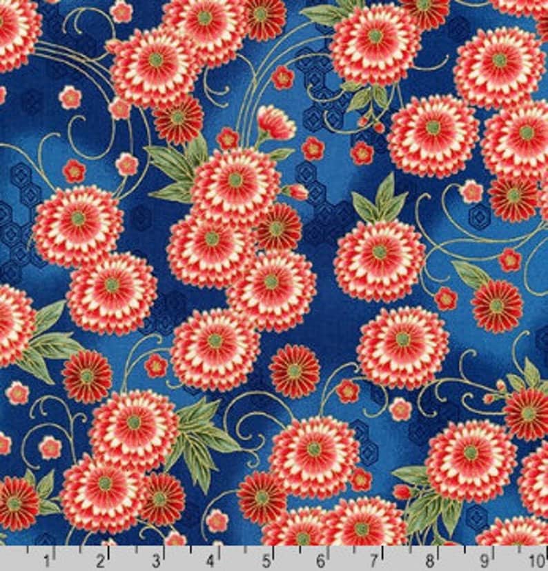 Robert Kaufman Fabric Imperial Collection Metallic Spring Etsy