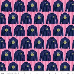 FFA Forever Blue C7213 Pink - FFA Jacket Cotton Fabric