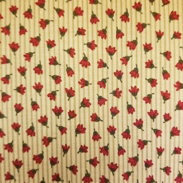 Moda - Aunt Luci's Cottage Blackbird Designs tiny flowers- 100% Cotton - Item #2516 Color 15