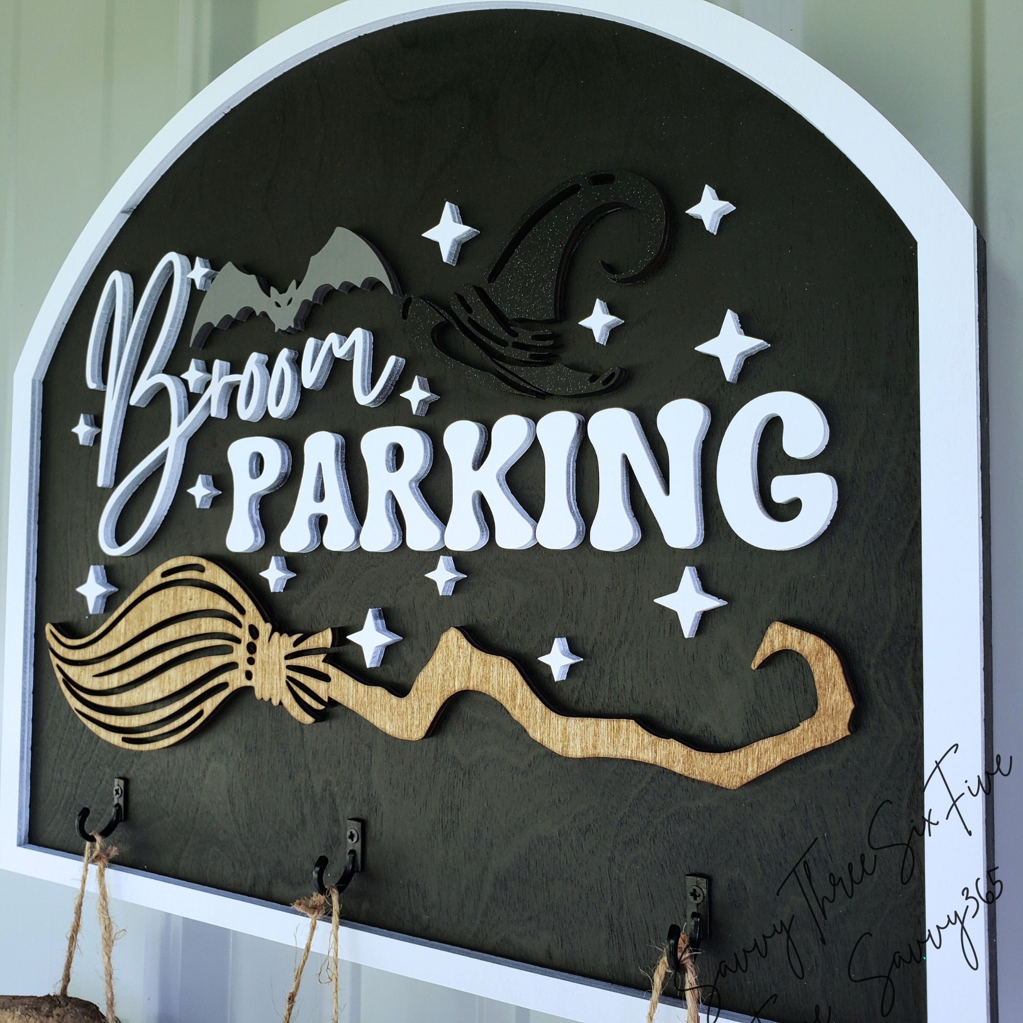 Broom Parking Halloween Sign | Funny Halloween Sign | Halloween Broom ...