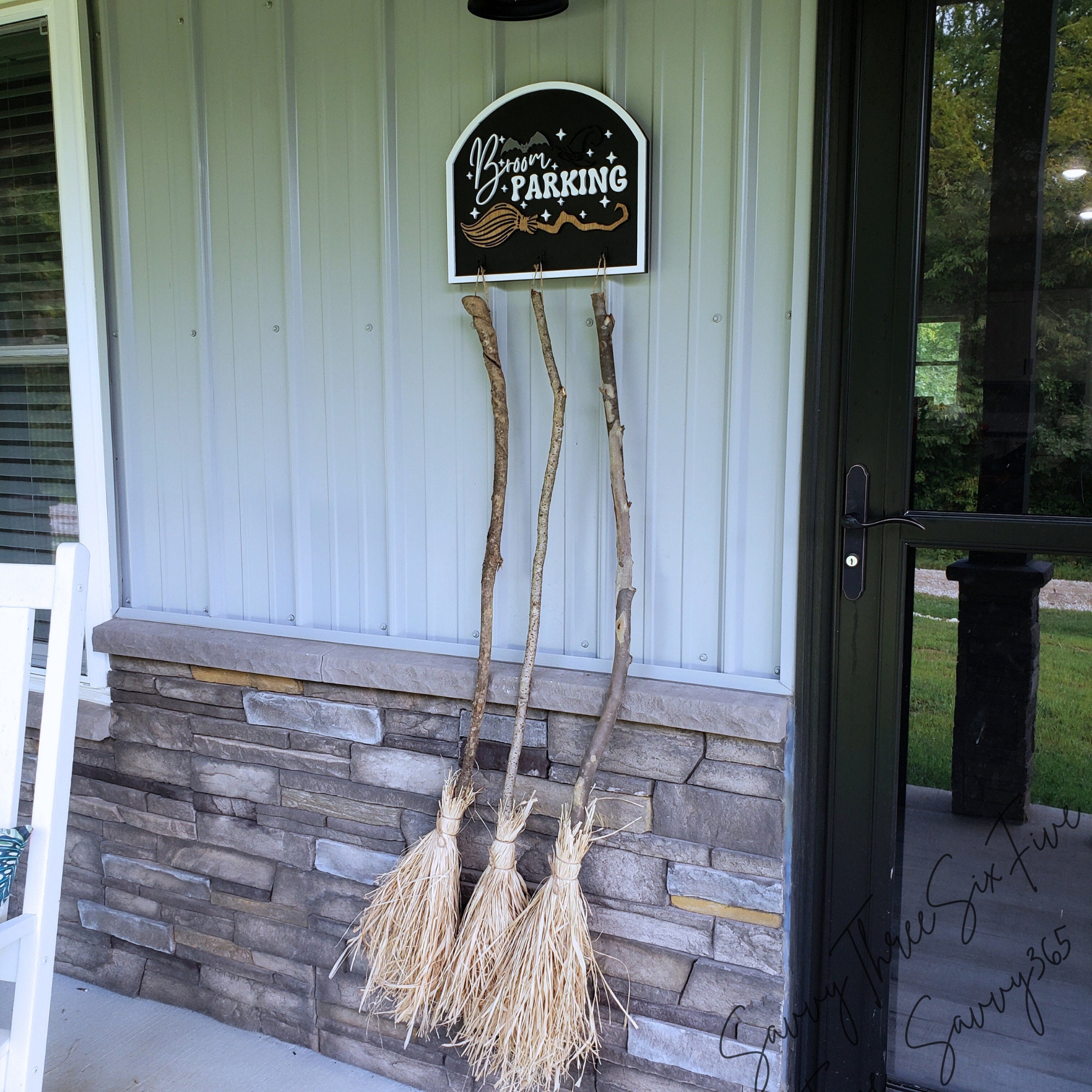 Broom Parking Halloween Sign | Funny Halloween Sign | Halloween Broom ...