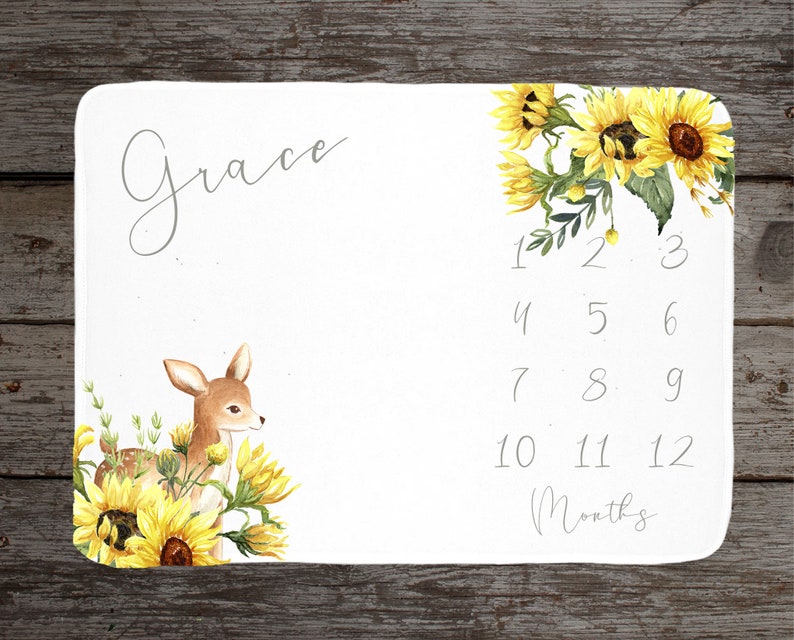 milestone blanket etsy