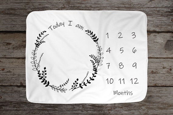 today i am baby blanket