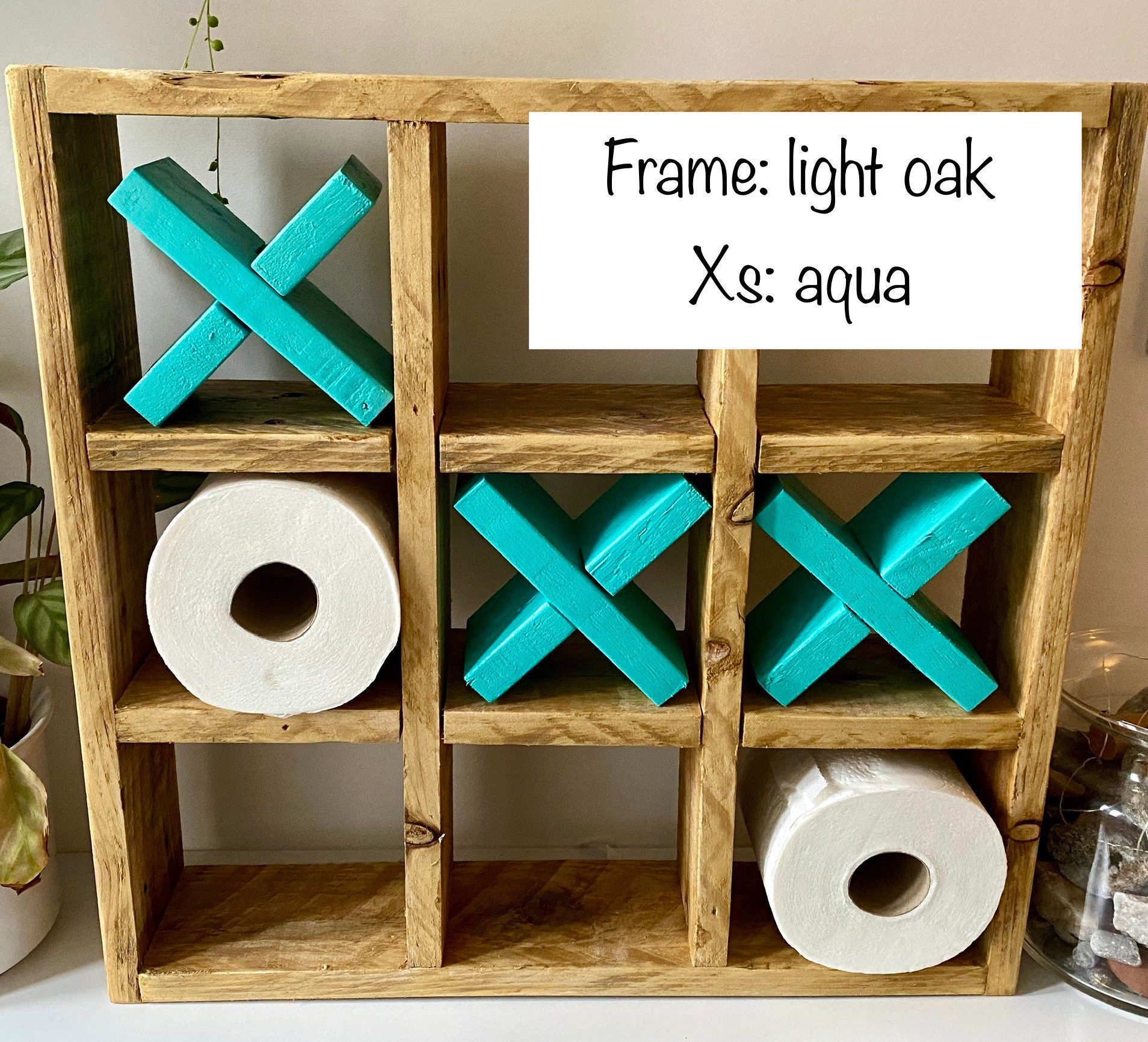 Rustic Toilet Roll Holder Noughts and Crosses Reclaimed Etsy UK