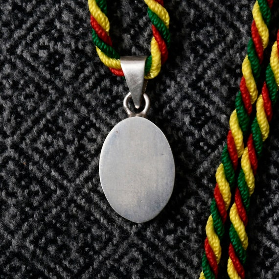 Ethiopian Lion of Judah silver Pendant, Rasta lio… - image 9