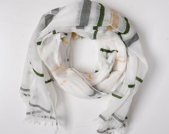 Zachte katoenen sjaal, lichtgewicht katoenen sjaals, handgemaakte natuurlijke katoenen sjaal voor dames en heren traditionele Netela, Ethiopië Habesha 99