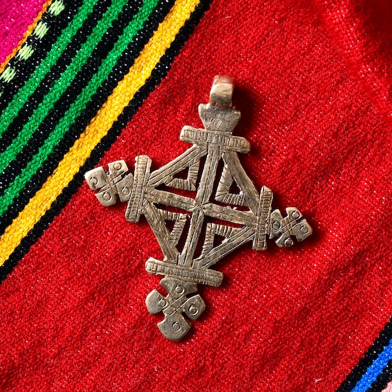 Ethiopian neck cross Coptic Cross Pendant orthodo… - image 3