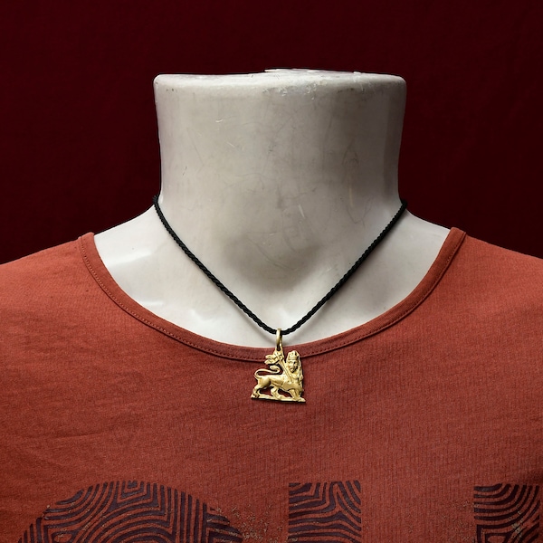 Collier Rasta Lion éthiopien de Juda Haile Selassie collier 19-2