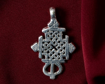 Ethiopian neck cross, Coptic Orthodox Christian Cross Handmade Brass cross Pendant Ethiopia Africa Coptic orthodox ethnic Rasta 23-2
