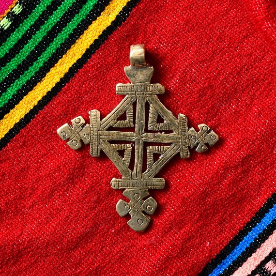 Ethiopian neck cross Coptic Cross Pendant orthodo… - image 5