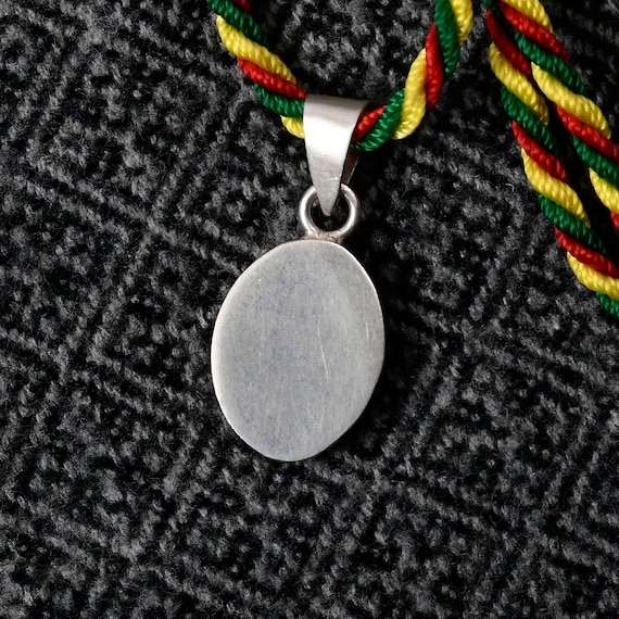 Ethiopian Lion of Judah silver Pendant, Rasta lio… - image 4