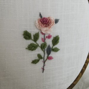 Embroidery Kit Rose Pattern Design with Full Video Tutorial Step by Step image 4