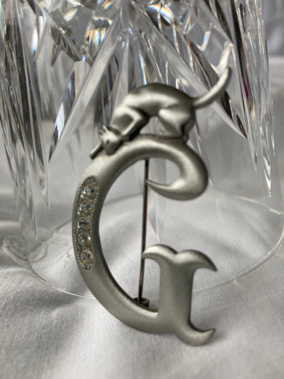 Vintage Signed JJ Jonette Silver Pewter Jewellery… - image 3