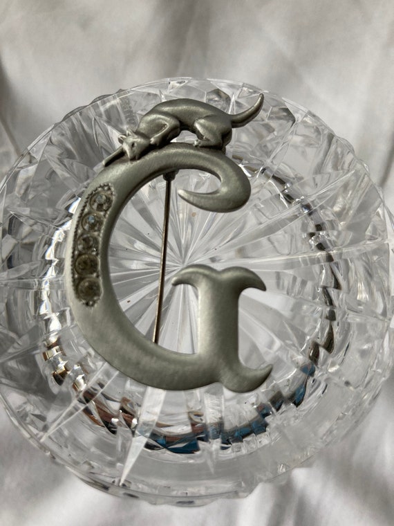Vintage Signed JJ Jonette Silver Pewter Jewellery… - image 1