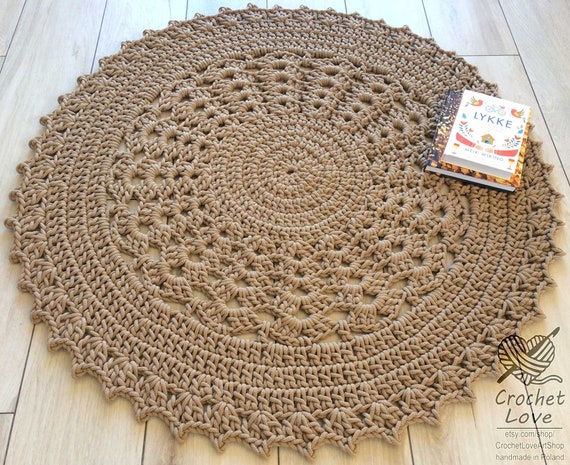 Large crochet floor rug Teppiche Many Colors Crochet carpet Children rug Round rug Many Sizes Modern CROCHET RUG PLUM crochet rug Large crochet floor rug Teppiche Many Colors Crochet carpet Children rug Round rug Many Sizes Modern CROCHET RUG PLUM crochet rug