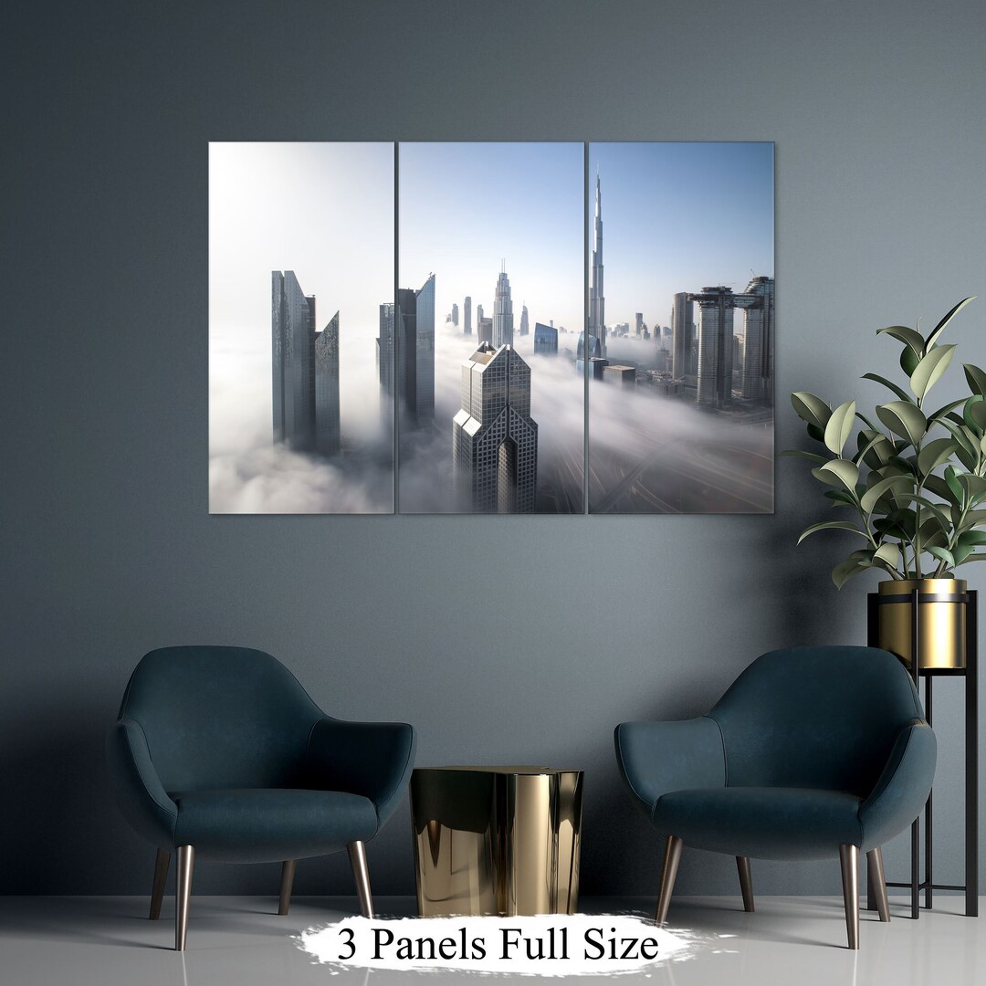 Dubai Wall Art Home Decor UAE Print Cityscape Print Idea Etsy