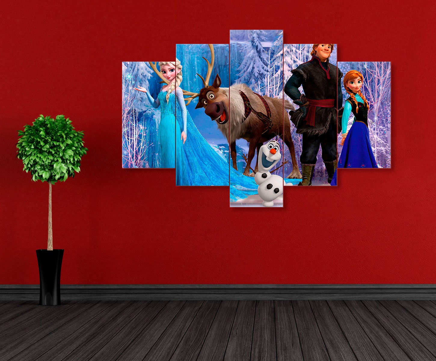 Frozen canvas Frozen art print Disney poster Disney canvas Etsy