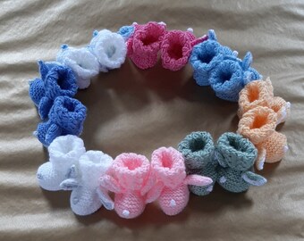 New born baby booties with ears