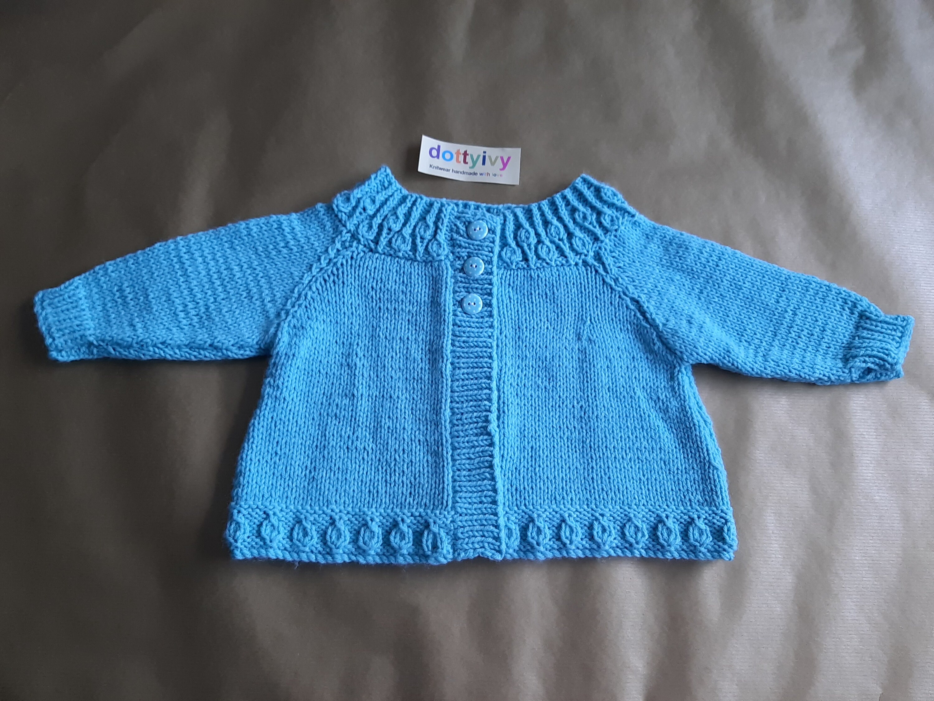 Hand knitted cardigan