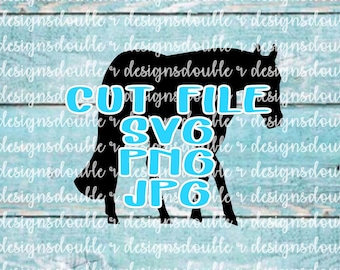 Pleasure Horse Quarter Horse Clip Art File for small business and personal use, Cricut, Silhouette, SVG, PDF, JPG