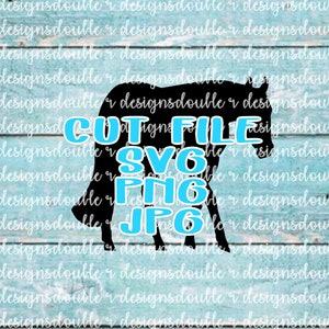 Pferdeclipart-Datei für kleine geschäftliche und persönliche Nutzung, Cricut, Silhouette, SVG, PDF, JPG