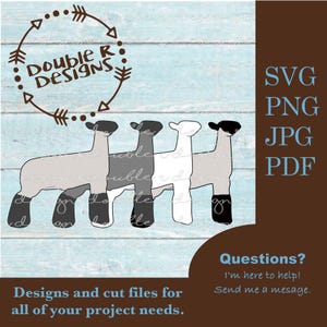 Market Wether Clip Art 4 pk.  (Digital Download - svg, png, pdf, jpg)