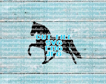 Gaited Horse Clip Art SVG Files, Walking Horse, Tennessee Walker