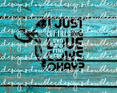 I Just Freaking Love Cows Okay Clip Art SVG File Silhouette svg, Cricut svg, Cut File