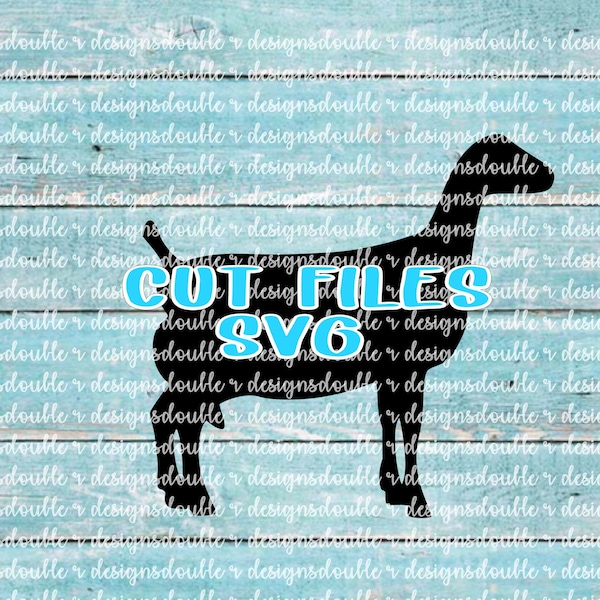 Lamancha Doe - Dairy Show Goat Files for Small Business or Personal Use, Cricut, Silhouette, SVG