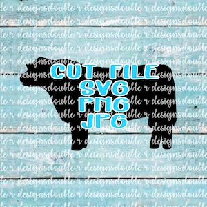 Bovins d'exposition Angus Bull #1, fichier de ranch de bovins pour petite entreprise et usage personnel, Cricut, Silhouette, SVG, PDF, JPG