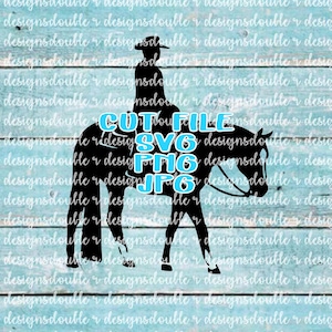 Western Pleasure, Horsemanship, Western Quarter Horse, Clip Art Datei für den kleinen geschäftlichen und persönlichen Gebrauch, Cricut, Silhouette, SVG, PDF, JPG