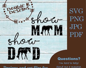 Horse Show Mom/Dad SVG: Equestrian Clip Art (svg, jpg, png, pdf)