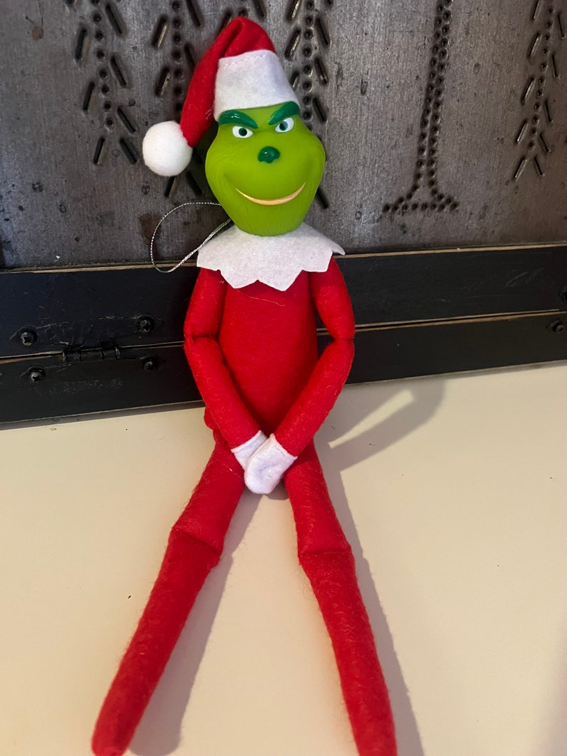 Grinch on the shelf