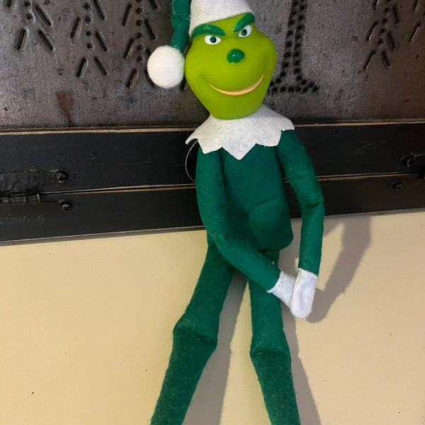 Grinch on the shelf