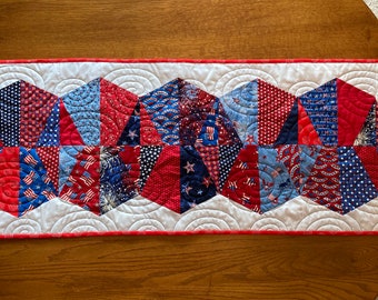 Patriotic table runner