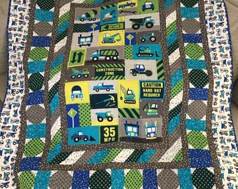 Construction Themed Quilt