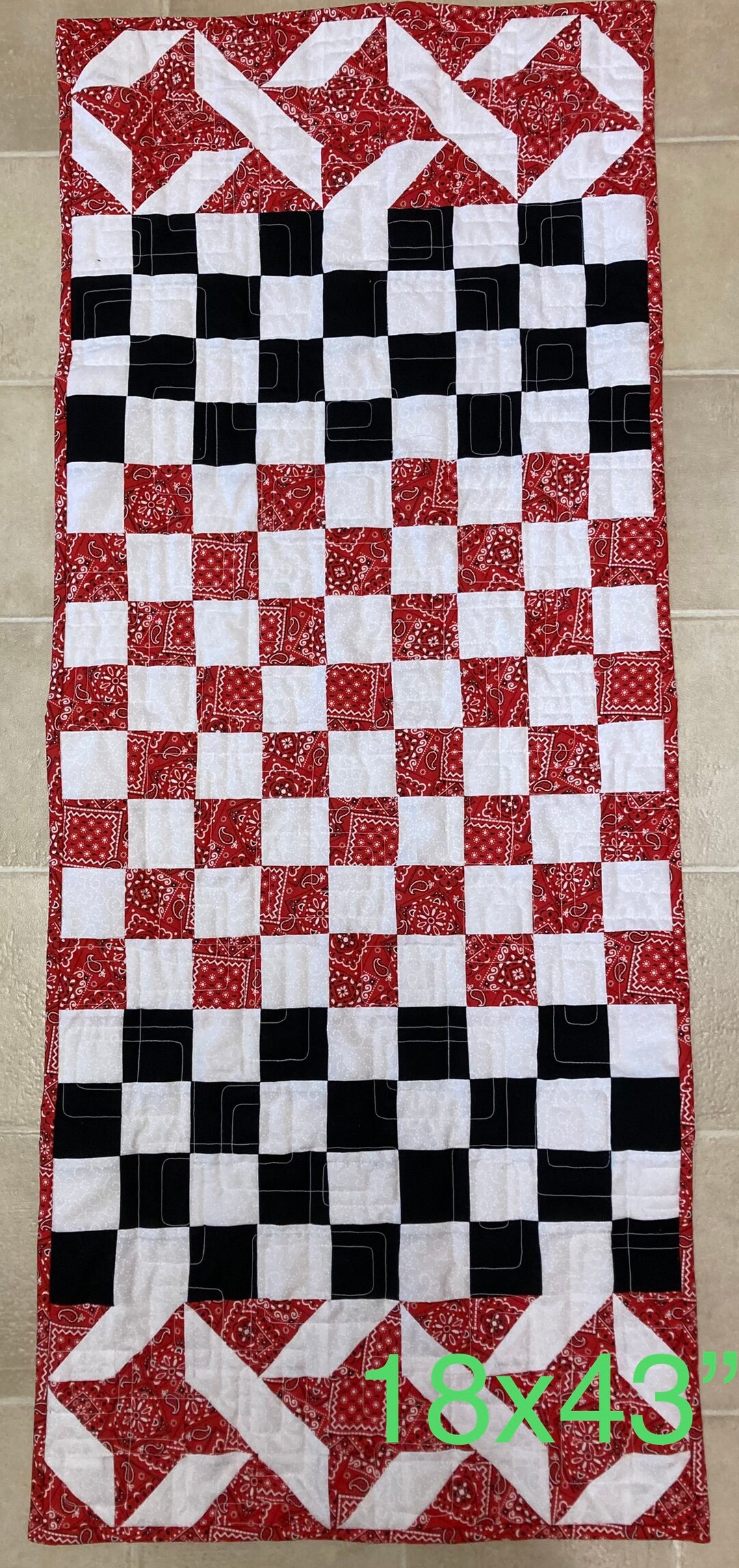 Picnic Table Runner Etsy