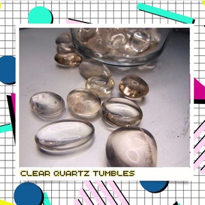 Clear Quartz Crystal Tumbles