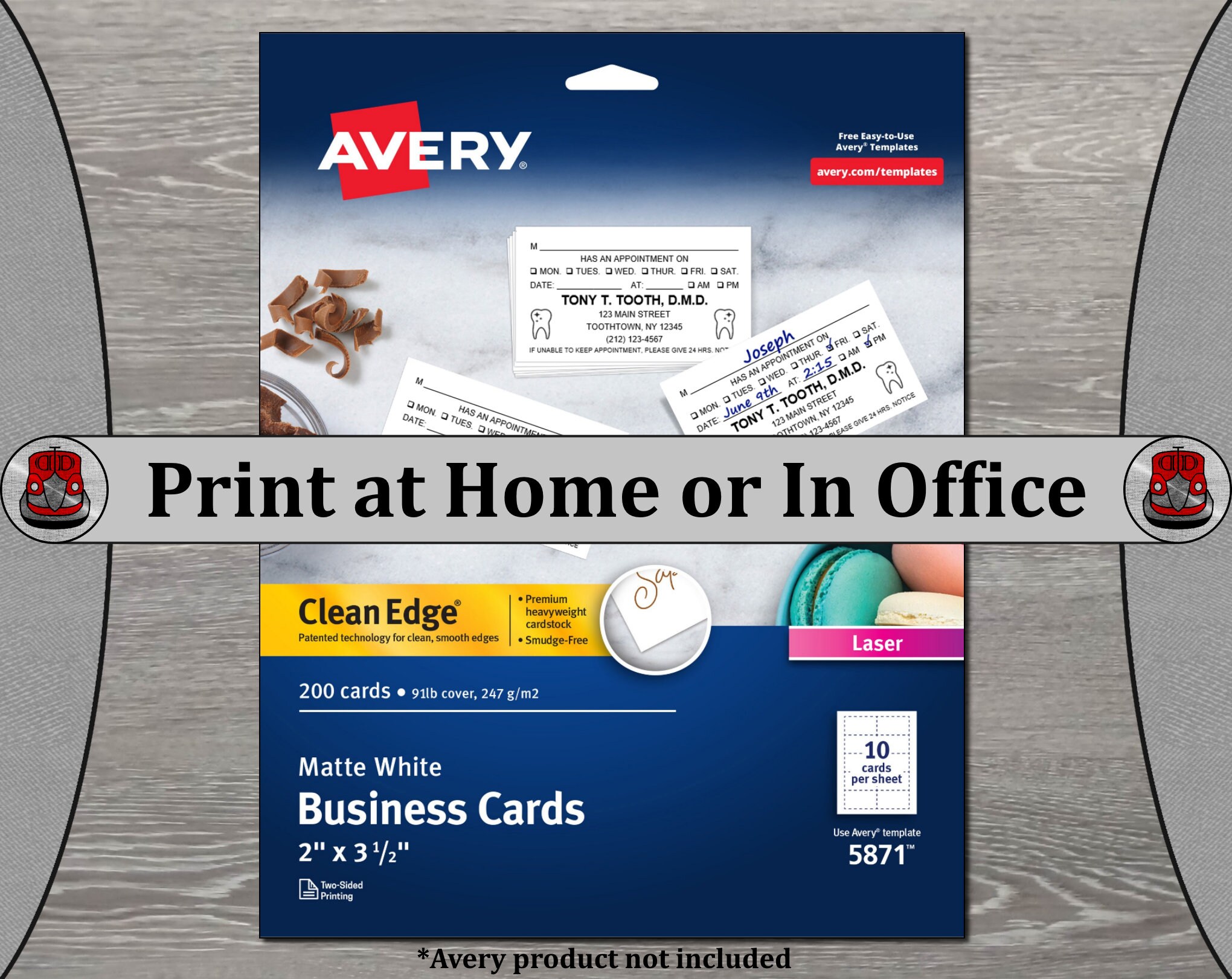 Dental Appointment Reminder Cards Customizable Instant Download Print Online or at Home With