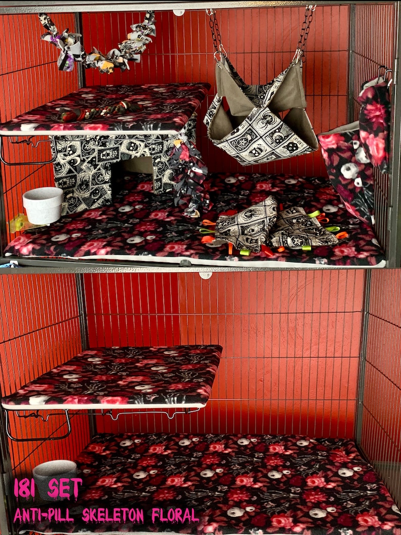 Halloween AntiPill 182 Ferret Nation Custom Cage Liners Etsy