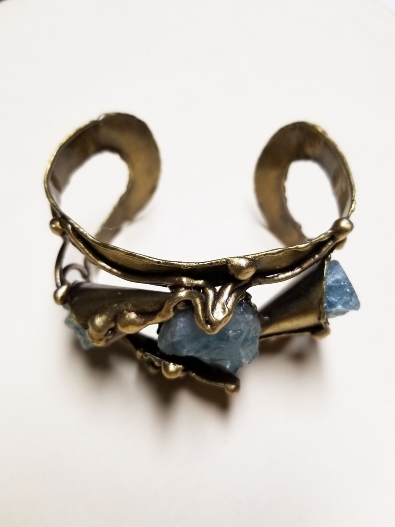Daisy Bracelets Brass with Semiprecious Stones image 2