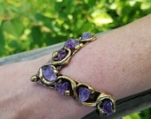 Bracelets - Brass with Semiprecious Stones