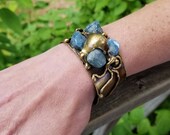 Carnation Bracelets - Brass with Semiprecious Stones