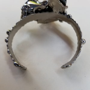 Gardenia Bracelet Alpaca Silver with Semiprecious Stones image 4