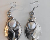 The Ursinia Earrings - Alpaca Silver with Semiprecious Stones