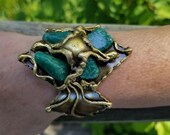 Amaryllis Bracelets - Brass with Semiprecious Stones