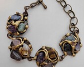 Bracelets - Brass with Semiprecious Stones