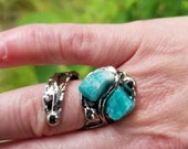 The Rose Ring - Alpaca Silver with Semiprecious Stones