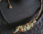 Phlox Necklace - Copper with Pyrite